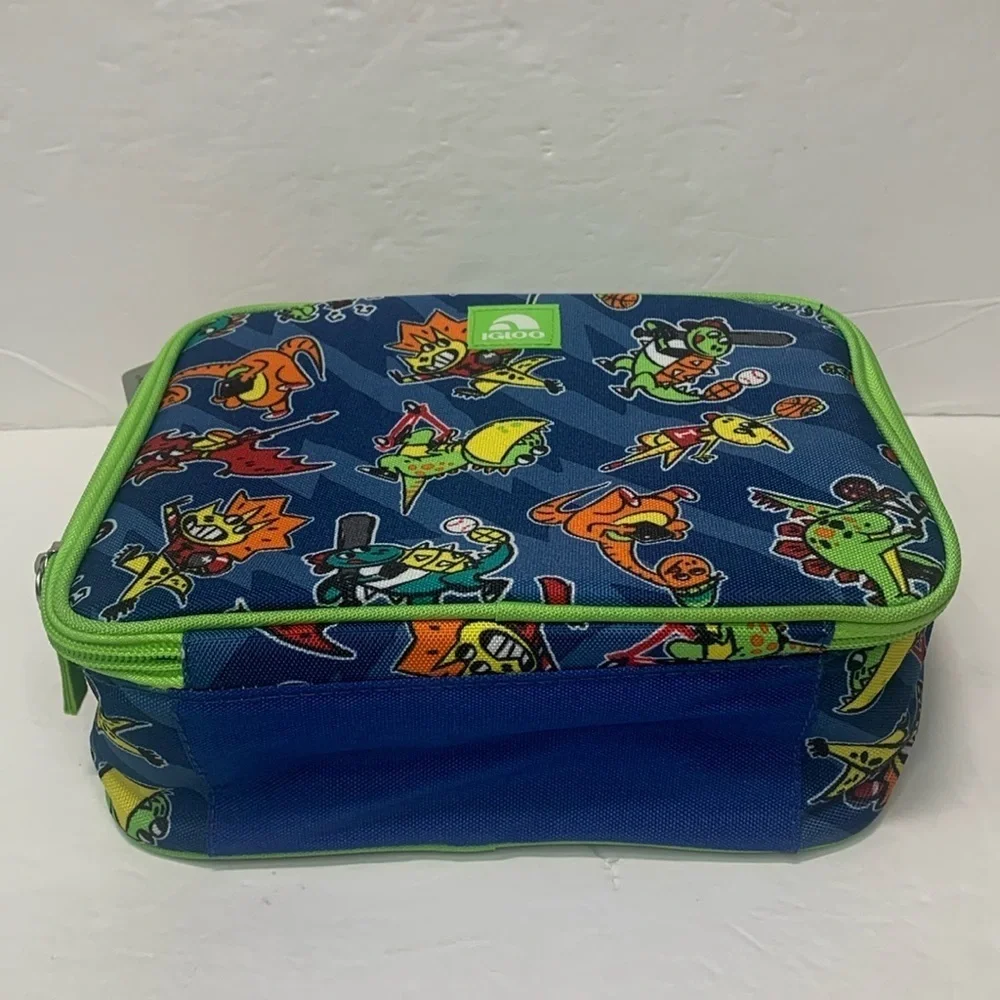 Igloo Dinosaurs Lunchbox Cooler Bag Tow Handle NWT